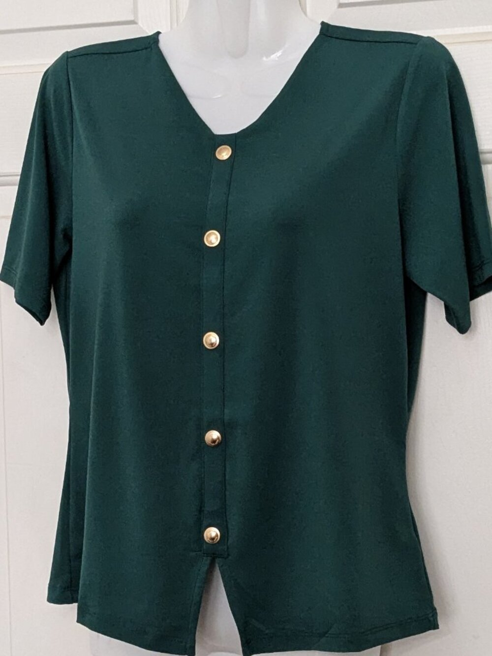 Michael Kors Women's Dark Emerald Top Size Small $98 MSRP NWT
